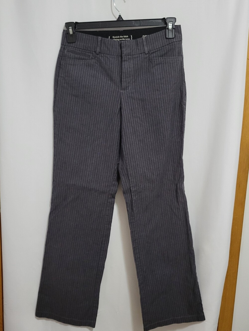 Women's Dockers Gray Pinstripe Slacks. Size 6M